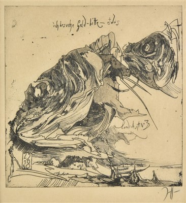 Lot 462 - Janssen (Horst, 1929-1995). Ich Brauche Geld, 1980