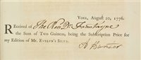 Lot 189 - Evelyn (John). Silva: or, a Discourse of Forest-Trees, York, 1776