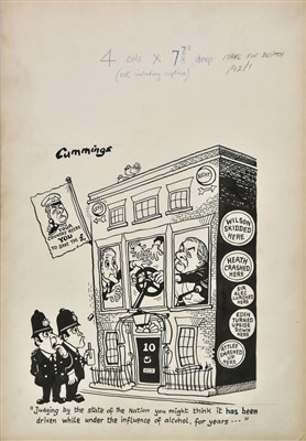 Lot 187 - Cummings (Michael, 1919-1997). "Judging by the state of the Nation...", 1976