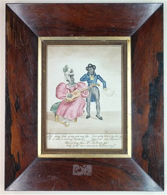 Lot 49 - Watercolours and prints. A collection of 19th century watercolours and prints