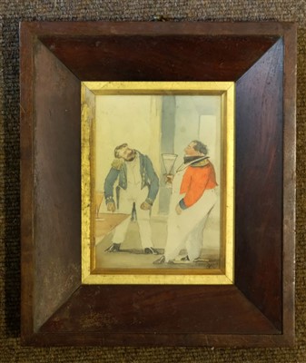Lot 49 - Watercolours and prints. A collection of 19th century watercolours and prints