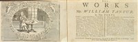 Lot 400 - Tans'ur (William). The Works, 1748