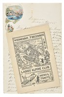 Lot 140 - Swiss Alps. Photographs and ephemera, circa 1910