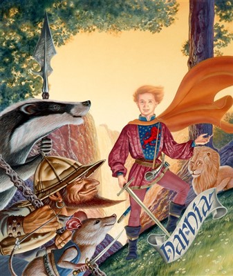 Lot 620 - Skilleter (Andrew, b.1948). Original artwork for Prince Caspian, by C.S. Lewis, 1994
