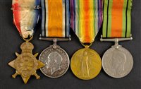 Lot 511 - WWI Medals