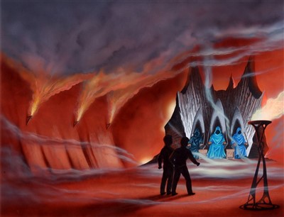 Lot 627 - Skilleter (Andrew, b.1948). Original artwork for The Grey King by Susan Cooper, 1992