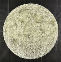 Lot 83 - Armstrong (Neil, born 1930). Signed lunar map, circa 1990