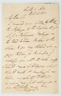 Lot 68 - Duke of Wellington, Autograph Letters, 1812