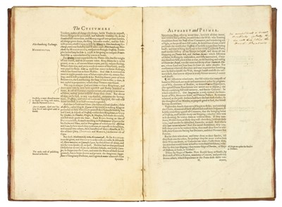 Lot 7 - Milles (Thomas). The Custumers Alphabet and Primer, 1608