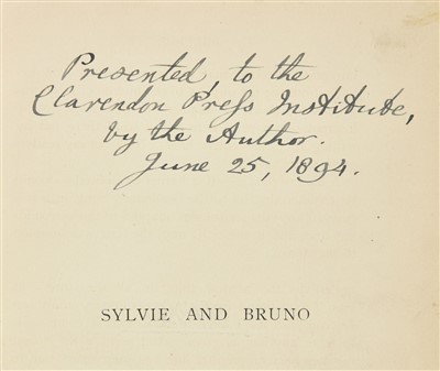 Lot 496 - Dodgson (Charles Lutwidge, 'Lewis Carroll'). Sylvie and Bruno, 6 volumes, 1889-93