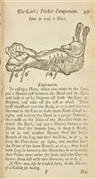 Lot 412 - Honeywood (Lydia). The Cook's Pocket Companion, 1758