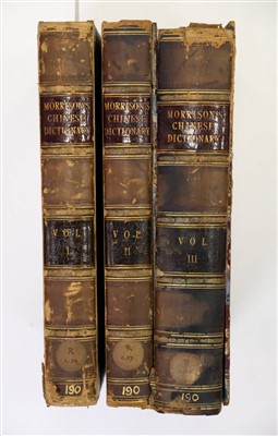 Lot 109 - [China]. Morrison (Robert). A Dictionary of the Chinese Language, 1st edition, Macao, 1815-23
