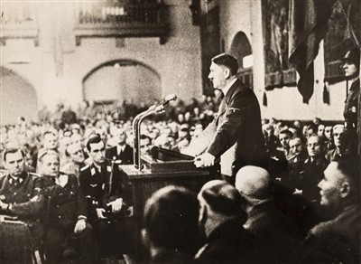 Lot 253 - Third Reich. A collection of WWII press photographs