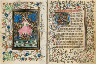 Lot 1 - Book of Hours (Use of Rome). Illuminated manuscript, circa 1450