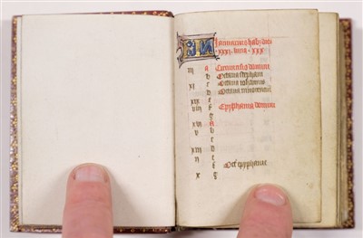 Lot 1 - Book of Hours (Use of Rome). Illuminated manuscript, circa 1450