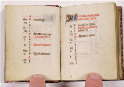 Lot 1 - Book of Hours (Use of Rome). Illuminated manuscript, circa 1450