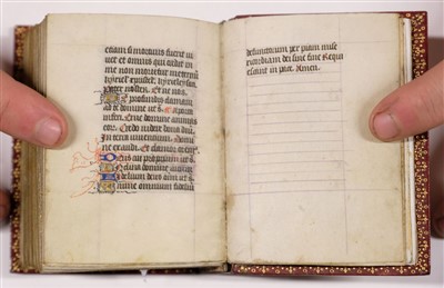 Lot 1 - Book of Hours (Use of Rome). Illuminated manuscript, circa 1450