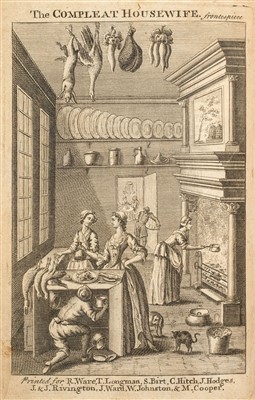 Lot 199 - Smith (Eliza). The Compleat Housewife, 1750