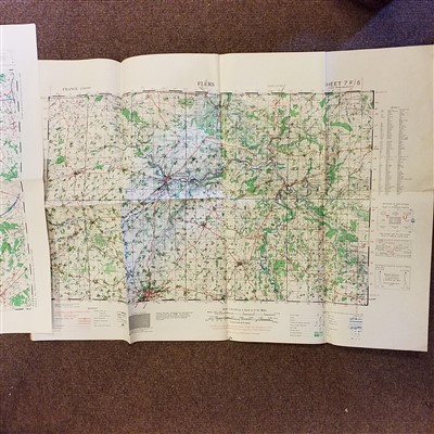 Lot 161 - Campaign and military edition maps.