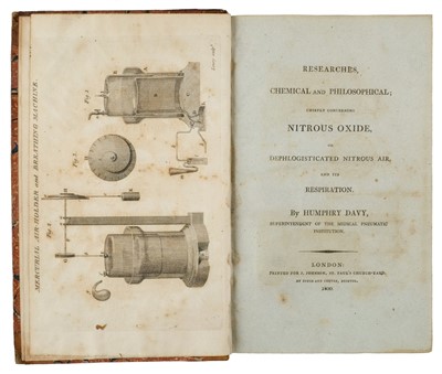 Lot 331 - Davy (Humphry). Researches Chemical and Philosophical, 1800