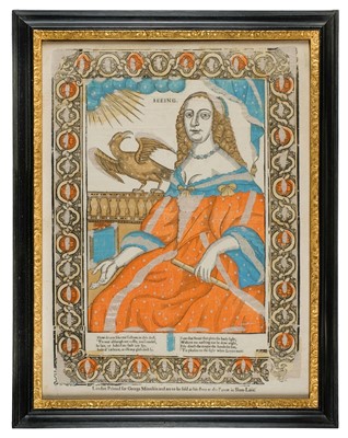 Lot 399 - Five Senses. Tasting, Feeling, Hearing, Smeling & Seeing, circa 1670
