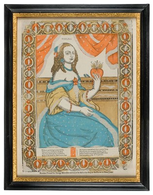 Lot 399 - Five Senses. Tasting, Feeling, Hearing, Smeling & Seeing, circa 1670