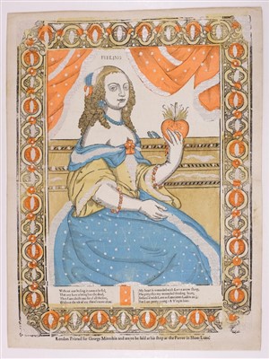 Lot 399 - Five Senses. Tasting, Feeling, Hearing, Smeling & Seeing, circa 1670