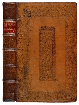 Lot 132 - Swift (Jonathan). Miscellanies in Prose and Verse, 1st edition, 2nd state, 1711