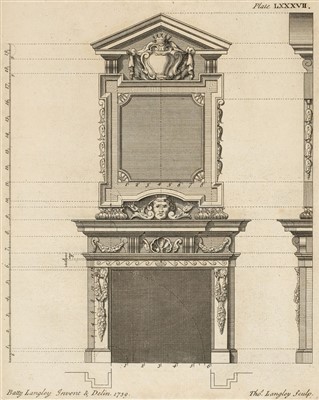Lot 200 - Langley (Batty). The City and Country Builder's and Workman's Treasury of Designs, 1750