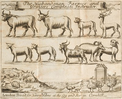 Lot 99 - Gent (A. S.). The Husbandman, Farmer, and Grasier's Compleat Instructor, 1697