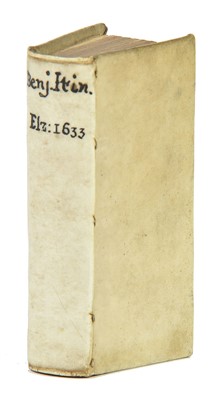 Lot 2 - Benjamin of Tudela. Itinerarium, Leiden: Elzevir, 1633