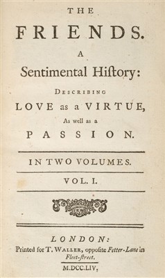 Lot 212 - Guthrie (William). The Friends. A Sentimental History, 1754