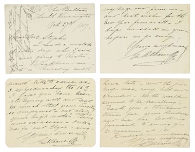Lot 253 - Music and Musicians. Group of 11 autograph letters signed