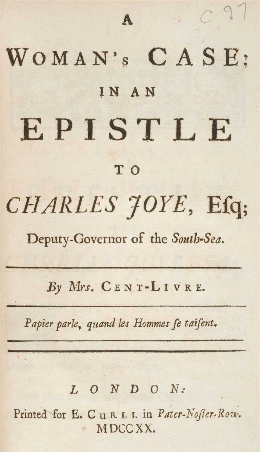 Lot 145 - Gay (John). The Shepherd's Week, 1721