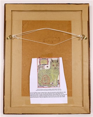 Lot 402 - Russian lubok of Peter the Great. The Cat from Kazan, 1750 or later