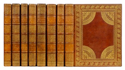 Lot 281 - Grose (Francis). Antiquities of England Wales, contemporary russia gilt, 1784-7