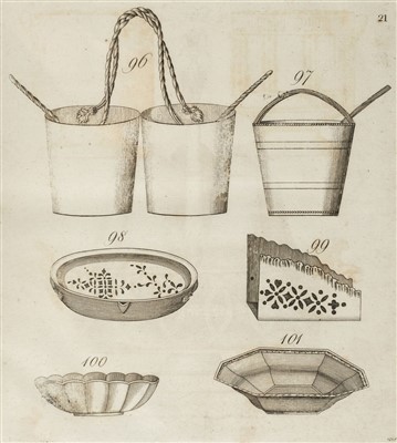 Lot 315 - Leeds Pottery Pattern Book. Designs of Sundry Articles, 1794