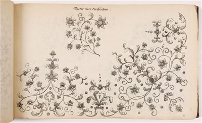 Lot 156 - Helmin (Margaretha). Kunst-und Fleiss-übende Nadel-Ergötzungen, circa 1725