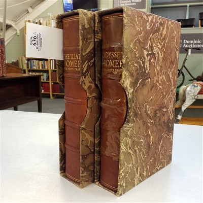 Lot 636 - Nonesuch Press. Homer Odyssey & The Iliad, translated by Alexander Pope, 2 volumes, 1931