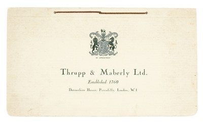 Lot 33 - Rolls-Royce. Thrupp & Maberly Ltd coachwork brochure for Rolls-Royce, circa 1936-1938