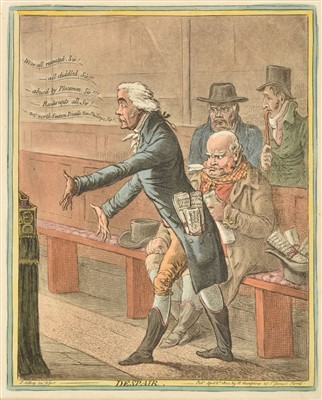 Lot 207 - Gillray (James). Hope [and] Despair, 1802