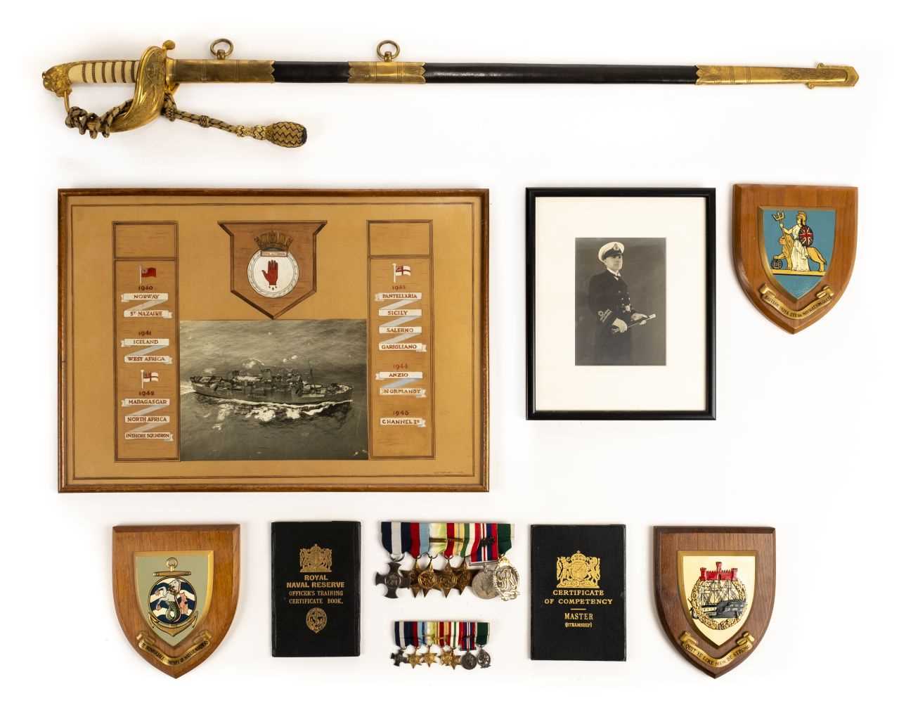 Lot 236 - WWII. An "Operation Torch" DSC group to Lieutenant-Commander W.R. Kemp Clark, DSC, M.I.D., RD