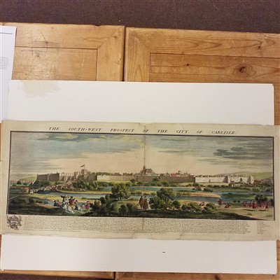 Lot 159 - Buck (Samuel & Nathaniel). The South-West prospect of the City of Carlisle, 1745