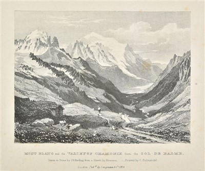 Lot 1 - Auldjo (John). Narrative of An Ascent To The Summit of Mont Blanc, 1827.