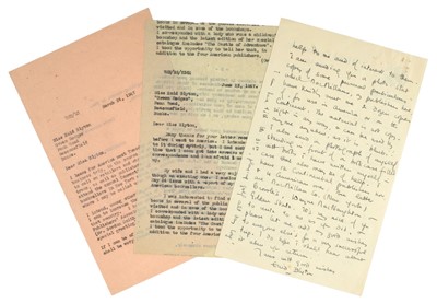 Lot 536 - Blyton (Enid, 1897-1968). Autograph Letter, Signed, 1947