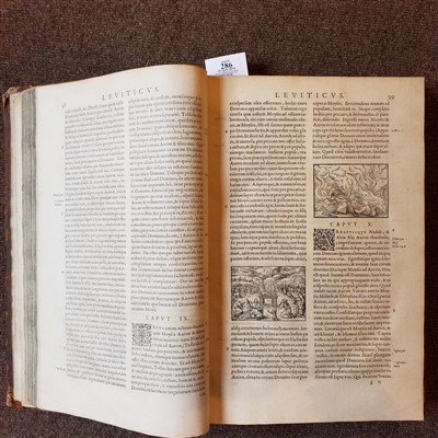 Lot 286 - Bible [Latin]. Biblia Sacra..., Lyon, 1566