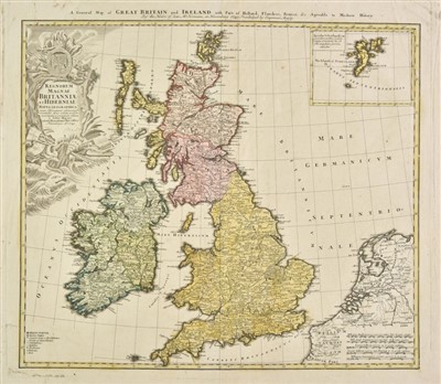 Lot 155 - British Isles. Homman heirs, 1749