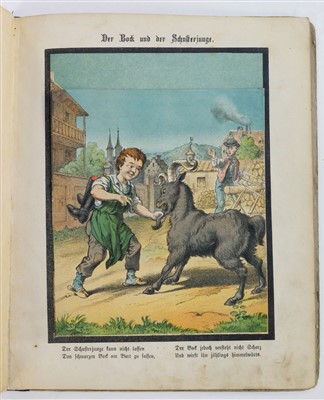 Lot 570 - Moveable. Neues Verwandlungs-Bilderbuch, [1875]