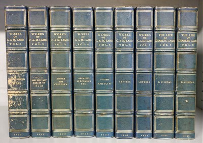 Lot 114 - Lamb (Charles & Mary). The Works of Charles and Mary Lamb, 1903-5