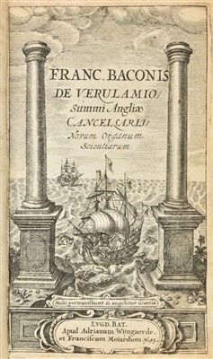 Lot 272 - Bacon (Francis). Novum Organum Scientiarum, 1648